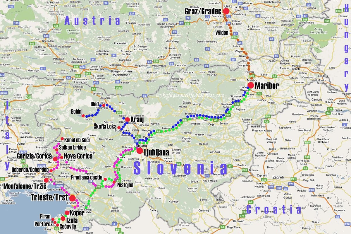 koper port Slovénie carte