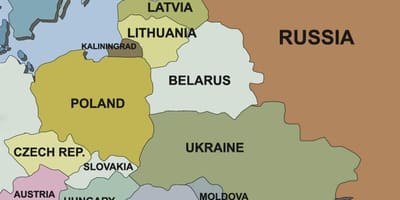 Carte de la Slovénie et les pays voisins