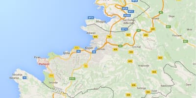 Carte de portoroz, Slovénie