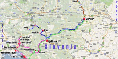 Koper port Slovénie carte