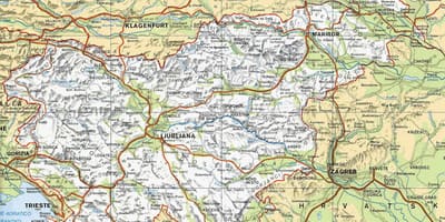 Carte de terme Slovénie